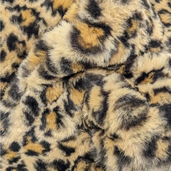 INC International Concepts faux-fur pull-through women's scarf-LEOPARD-NWT - Picture 6 of 6